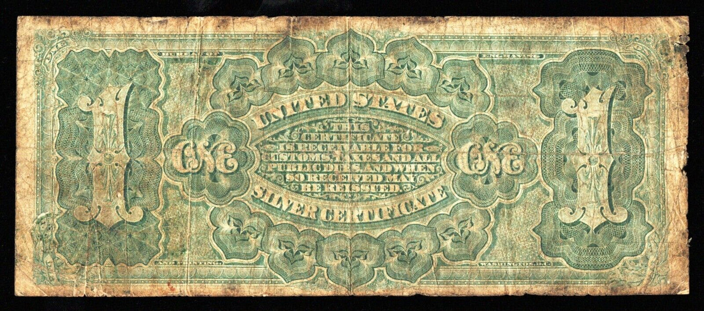 1886 Martha Washington $1 Silver Certificate Large Red Seal
