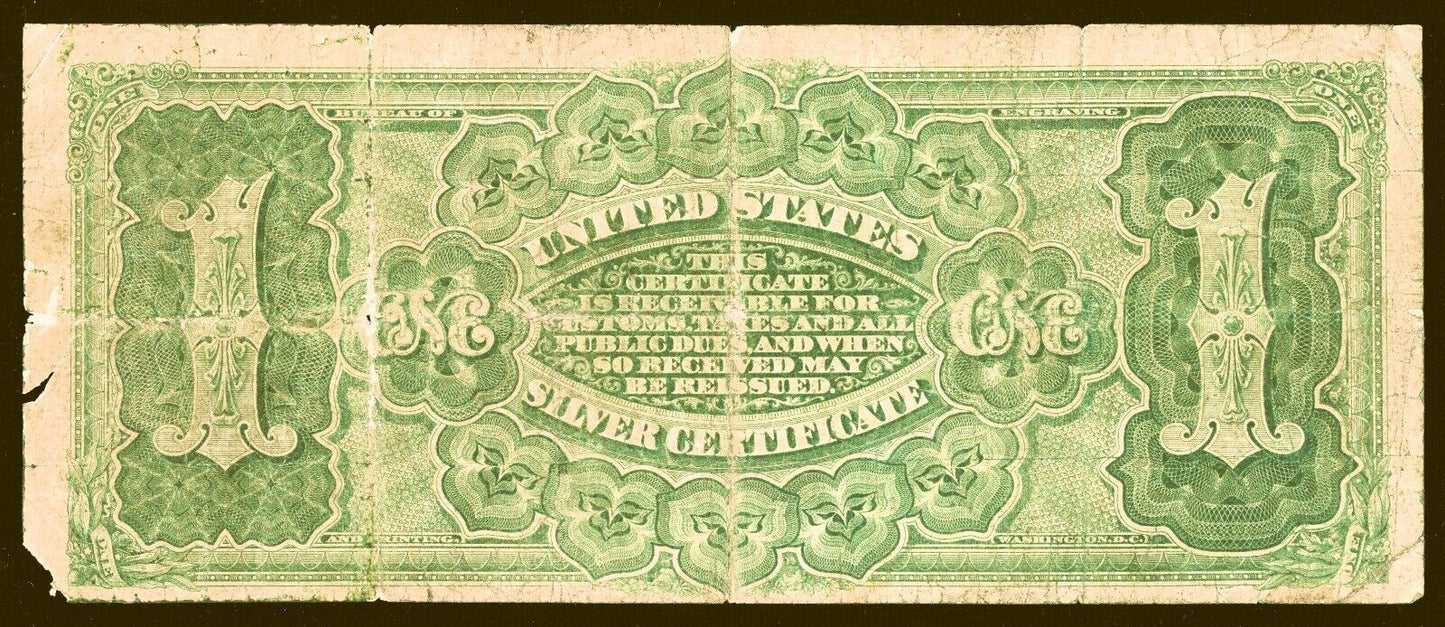 1886 Martha Washington $1 Silver Certificate Large Red Seal