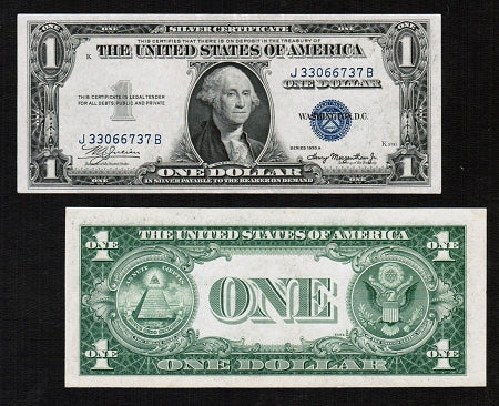 $1 Silver Certificate Blue Seal Series 1935 (Select your Condition)