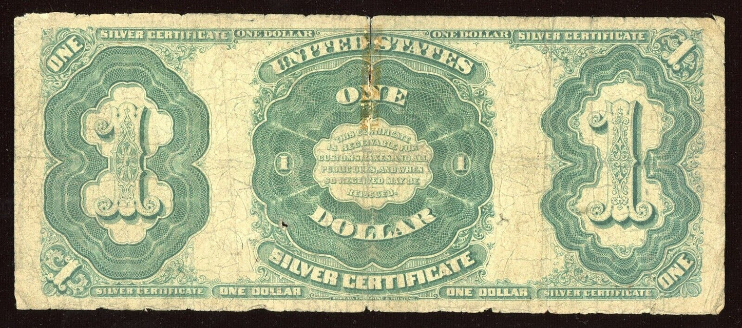 1886 Martha Washington $1 Silver Certificate small Red Seal