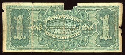 1886 Martha Washington $1 Silver Certificate small Red Seal