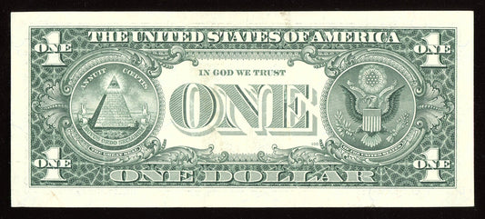 Beautiful AU Fancy Low Serial 2001 $1 Note