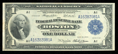 $1 1918 Federal Reserve National Bank Note St. Louis Large Size Currency Fr. 730