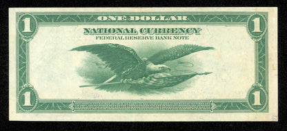 $1 1918 Federal Reserve National Bank Note St. Louis Large Size Currency Fr. 730