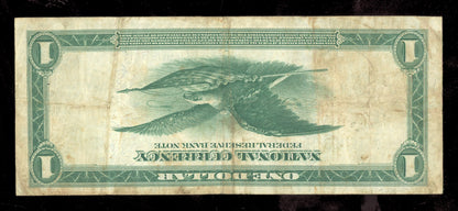 $1 1918 Federal Reserve National Bank Note St. Louis Large Size Currency Fr. 730