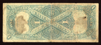 1917 Large Size $1 Legal Tender Note Red Seal