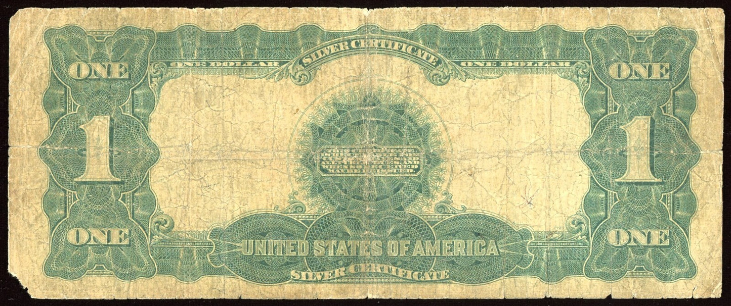 1899 Large Size $1 Silver Certificate Black Eagle FR 236 Speelman/White