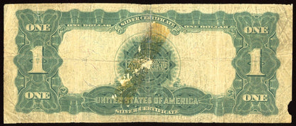 1899 Large Size $1 Silver Certificate Black Eagle FR 236 Speelman/White