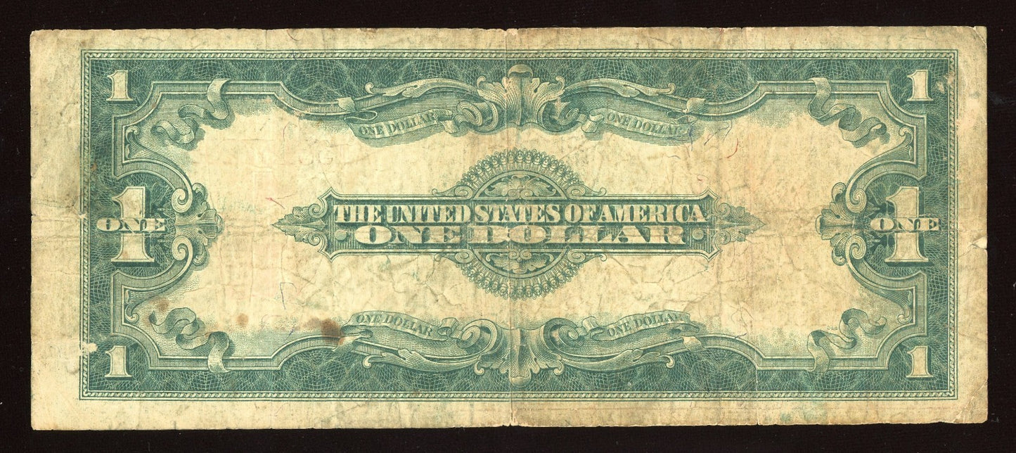 1923 Red Seal $1 Dollar United States Note Horseblanket Note