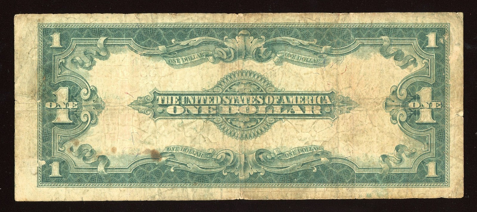 1923 Red Seal $1 Dollar United States Note Horseblanket Note