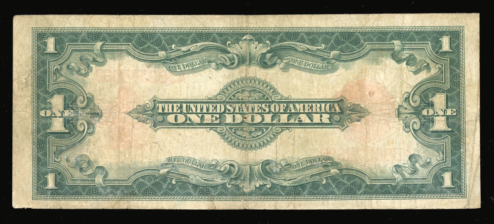 1923 Red Seal $1 Dollar United States Note Horseblanket Note FR.40 Fine