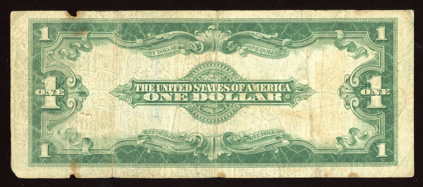 1923 Large Size Silver Certificate $1 Horseblanket Note