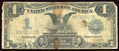 1899 Large Size $1 Silver Certificate Black Eagle