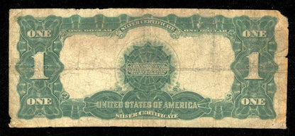 1899 Large Size $1 Silver Certificate Black Eagle FR 233 TEEHEE/BURKE Well Circ.